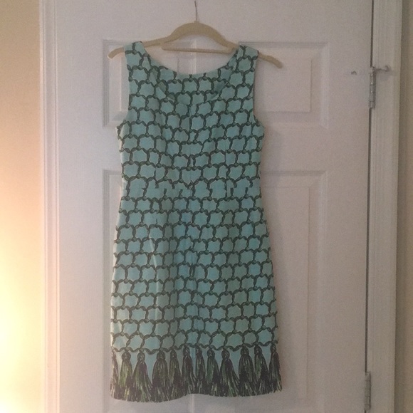 Lilly Pulitzer Macrame Me print dress size 0 - Picture 4 of 4